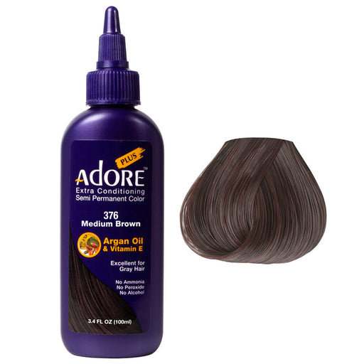 Adore Plus Semi Permanent Hair Color Medium Brown