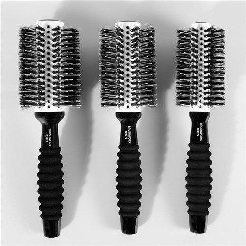 Brushworx Smooth n Curl Ceramic Porcupine Brush Medium