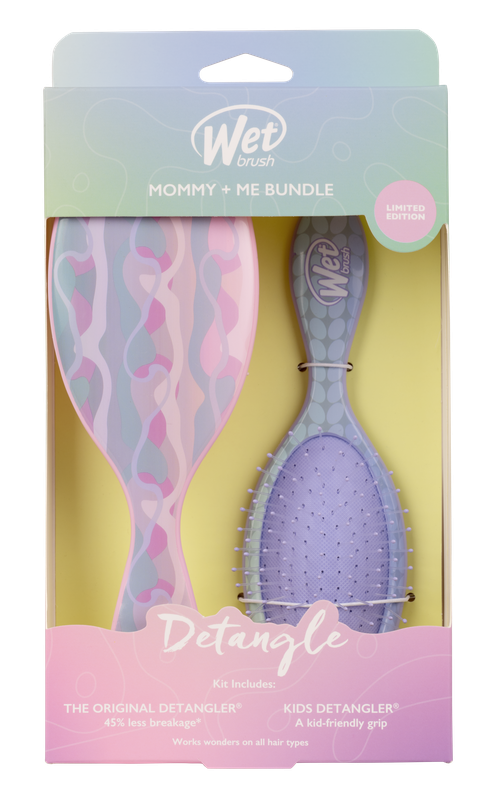 WetBrush Pro Detangler Mummy & Me Pearl Bundle