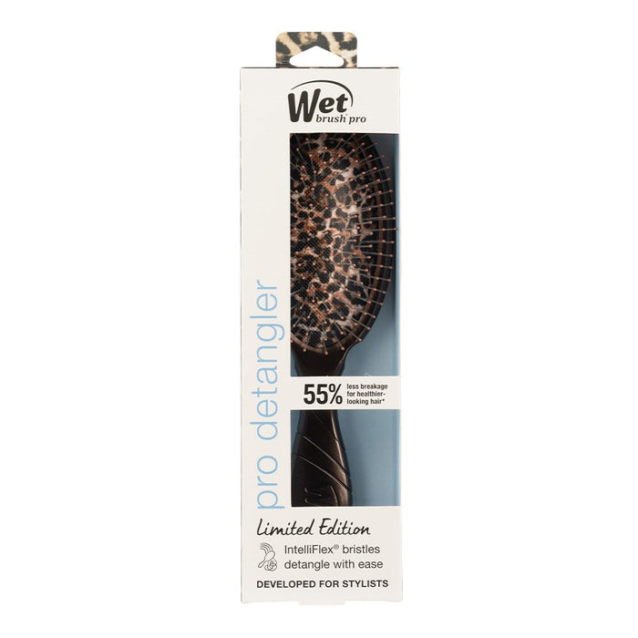 Wet Brush Original Detangler Patterned Poised - Leopard