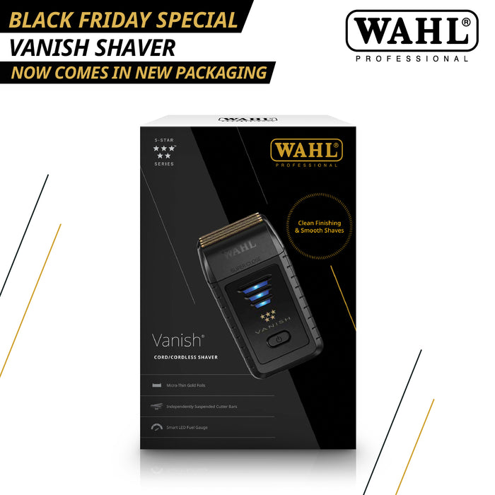 Wahl Vanish Lithium-Ion Shaver - Black Friday Sale!