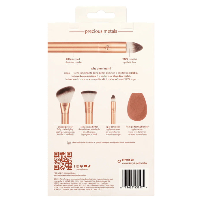 Eco Tools Precious Metals Face Blend + Sculpt Set