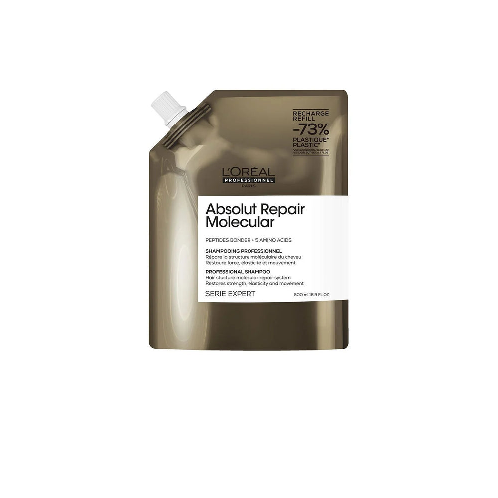 L'Oréal Professionnel Absolut Repair Molecular Shampoo 500ml Refill Pouch