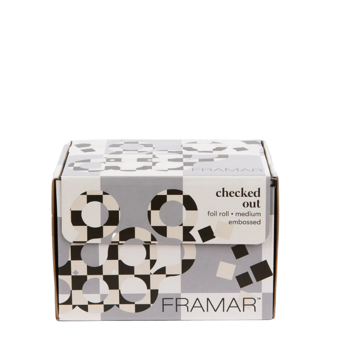 Framar Checked Out Embossed Roll Foil
