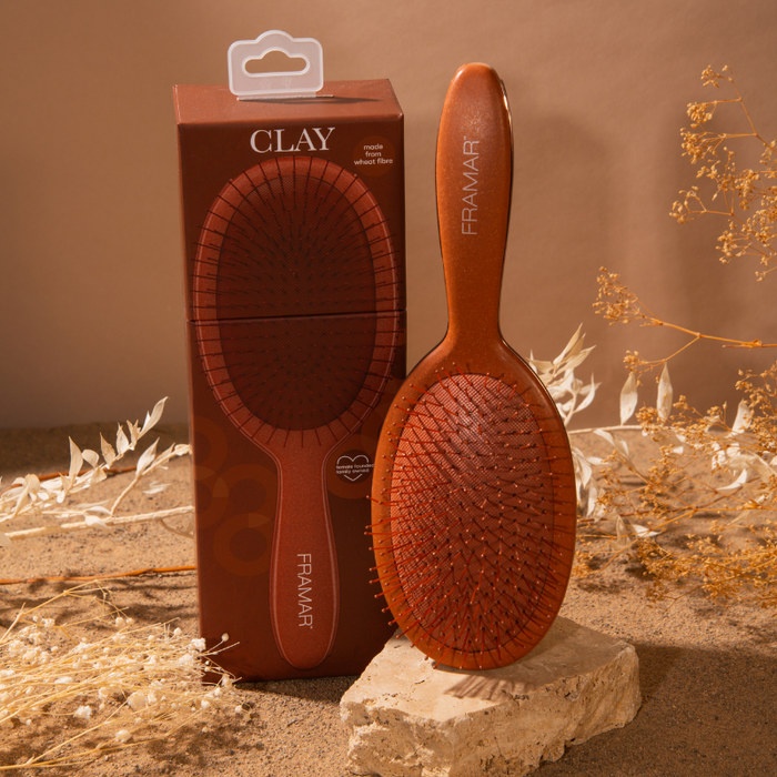 Framar Terra Detangle Brush - Clay