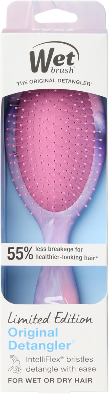 Wet Brush Original Detangler Matte Marble - Pink