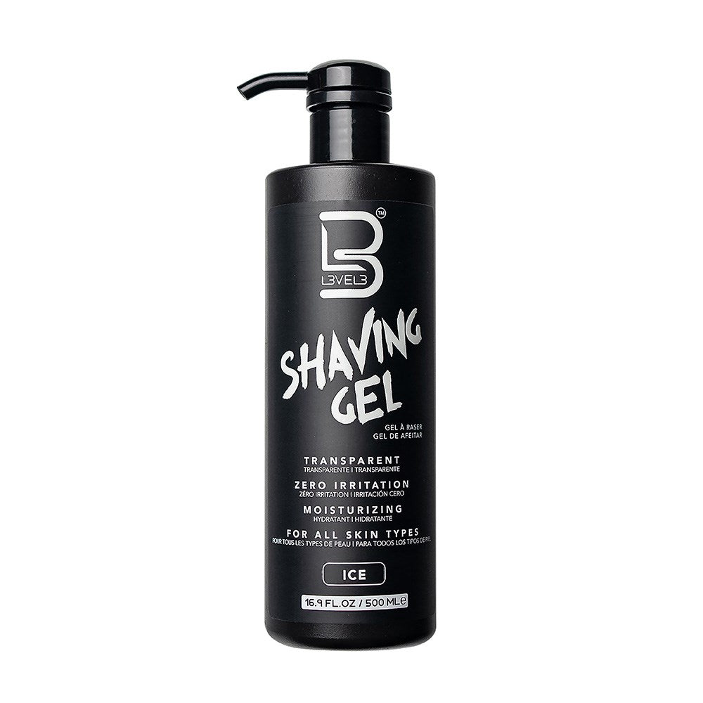 L3VEL3 Transparent Shaving Gel - Ice