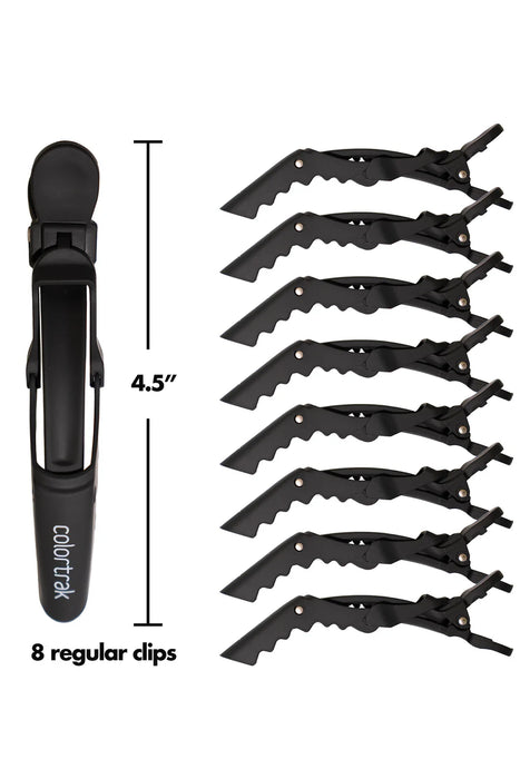 Colortrak Rubberized Croc Clips - 12pack