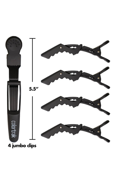 Colortrak Rubberized Croc Clips - 12pack