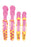 Colortrak Color Combo Croc Clips 4pk