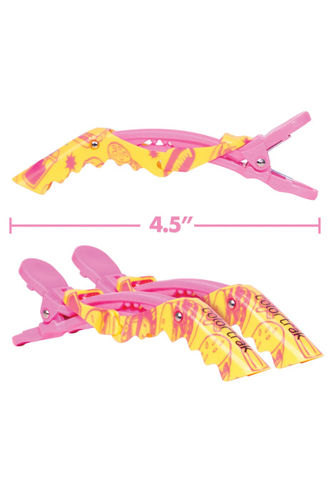 Colortrak Color Combo Croc Clips 4pk