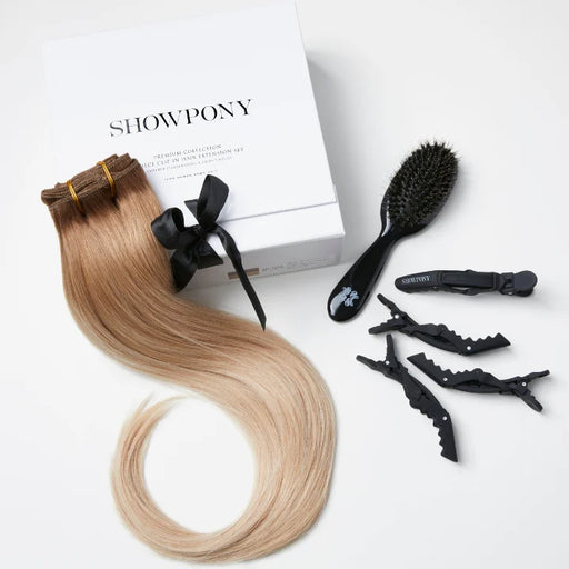 Showpony 20" 7-piece Clip In Hair Extensions Box Set