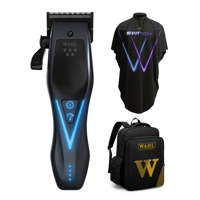 Wahl Vapor Switch Clipper, Cape & Backpack Combo