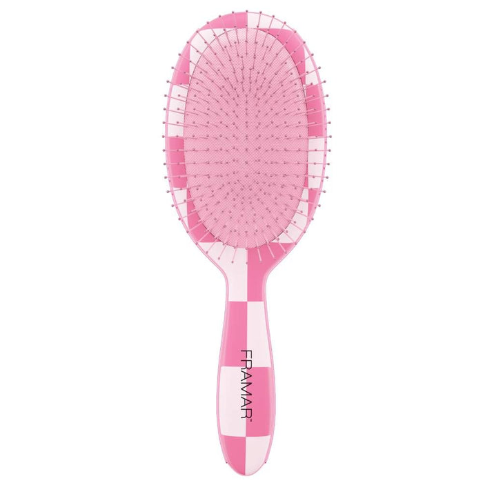 Framar Checked Out Detangle Brush - Pink