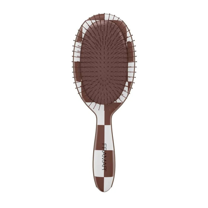 Framar Checked Out Detangle Brush - Chocolate