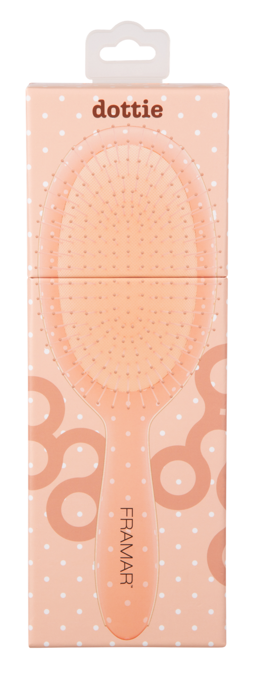 Framar Peach Please Detangle Brush - Dottie