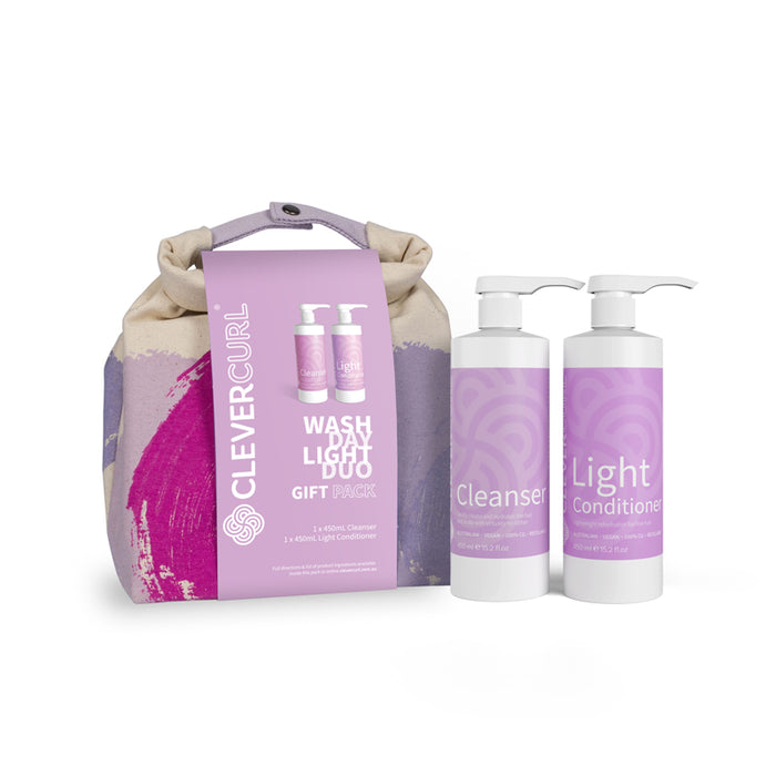 Clever Curl Wash Day Light Day Duo Gift Pack