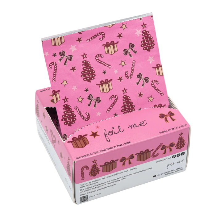 Foil Me The Christmas In Pink - Wide