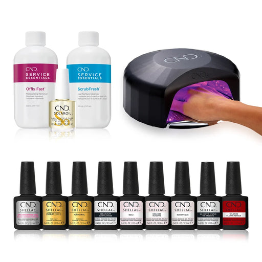 CND Visible Light Lamp & Shellac Kit