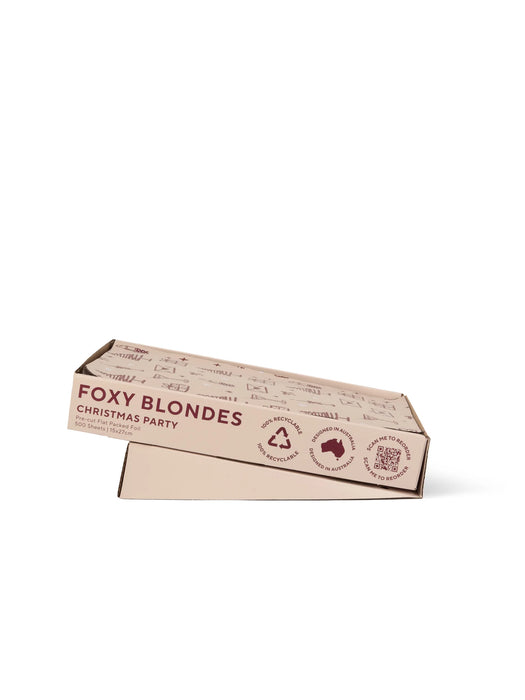 Foxy Blondes Christmas Party Flat Pack Foil