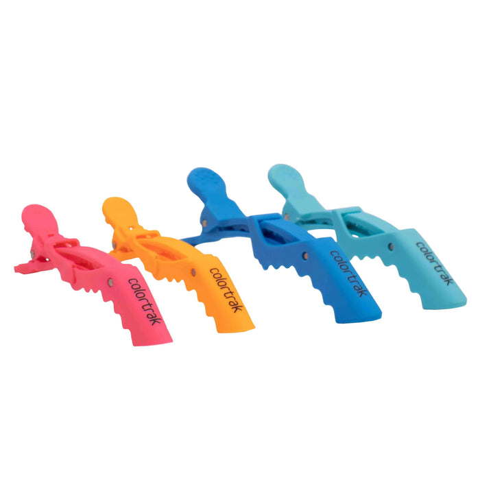Colortrak Rubberized Croc Clips 12pk