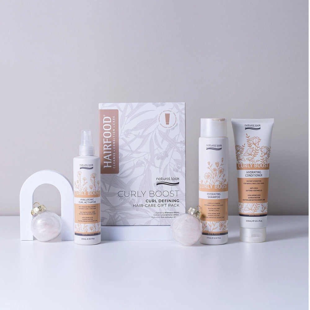 Natural Look Curly Boost Holiday Gift Pack