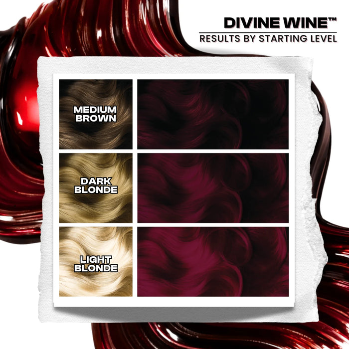 Manic Panic Inter-GEL-actic Hair Color Kit - Divine Wine