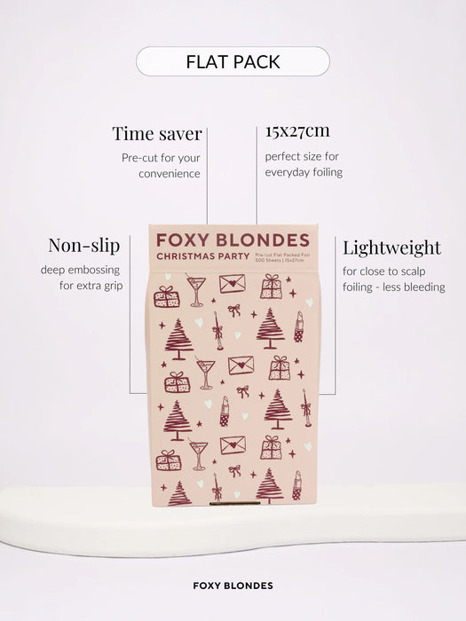 Foxy Blondes Christmas Party Flat Pack Foil