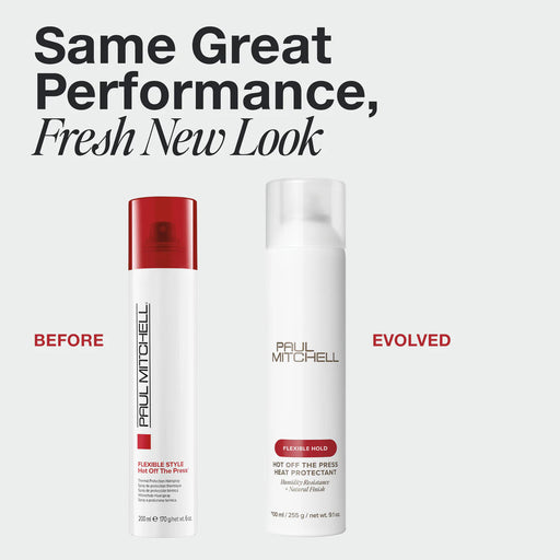 Paul Mitchell Flexible Hold Hot Off The Press Heat Protectant