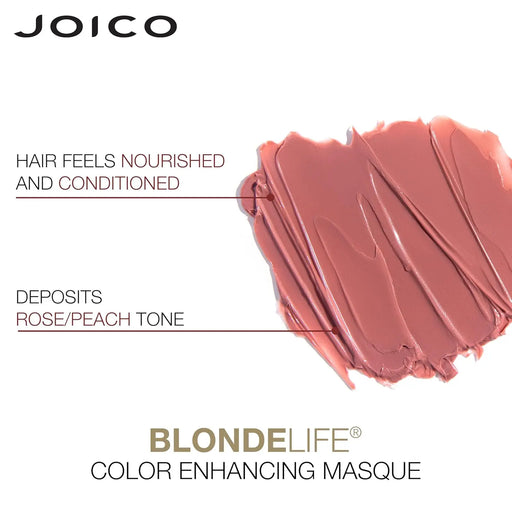 Joico Blonde Life Masque Color Enhancing Masque Rose Champagne