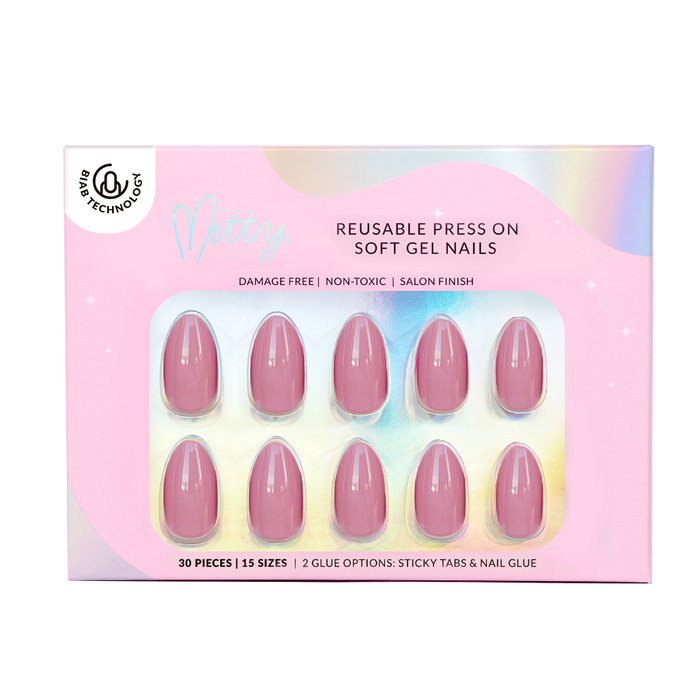 Mitty Press On Nails - Soft Blush