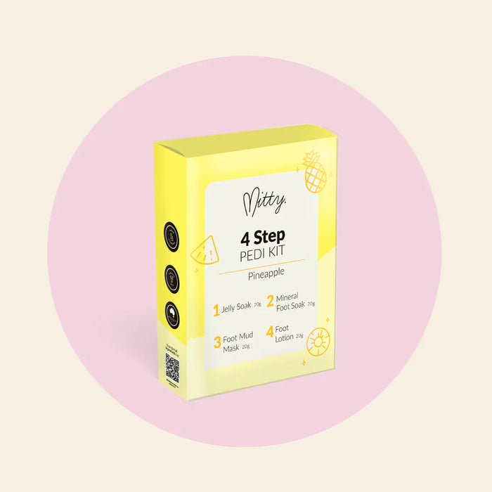 Mitty 4 Step Pedi Kit - Pineapple