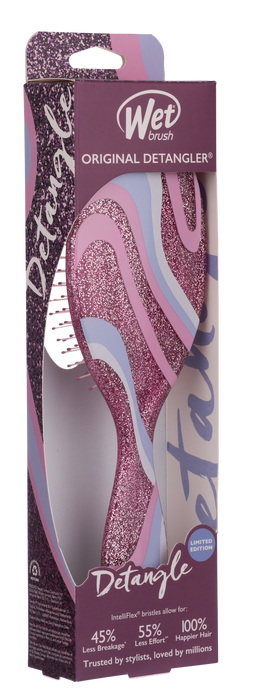 Wet Brush Original Detangler Glitter Vortex - Pink