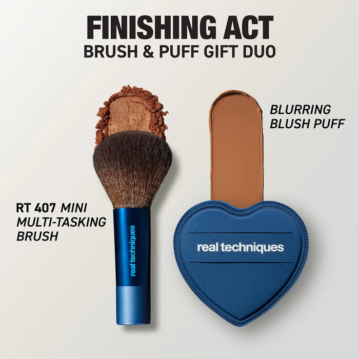 Real Techniques Starlight Finishing Act Sponge & Puff Gift Set