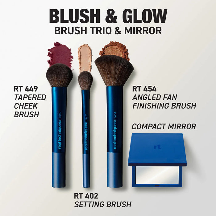 Real Techniques Starlight Blush & Glow Brush Trio