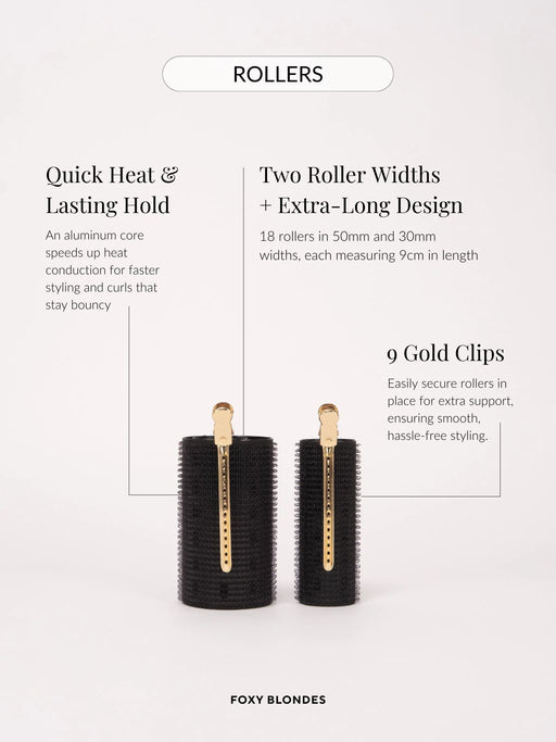 Foxy Blondes Hair Roller Kit