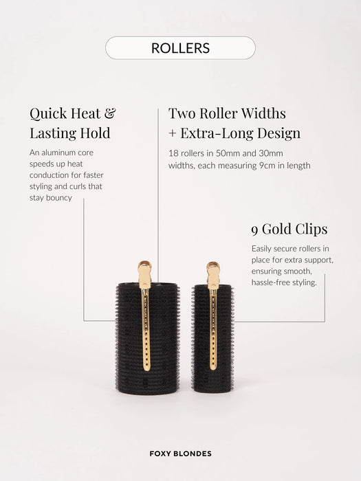 Foxy Blondes Hair Roller Kit