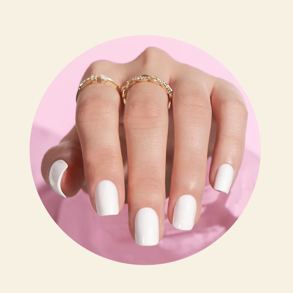 Mitty Press On Nails - Snowy