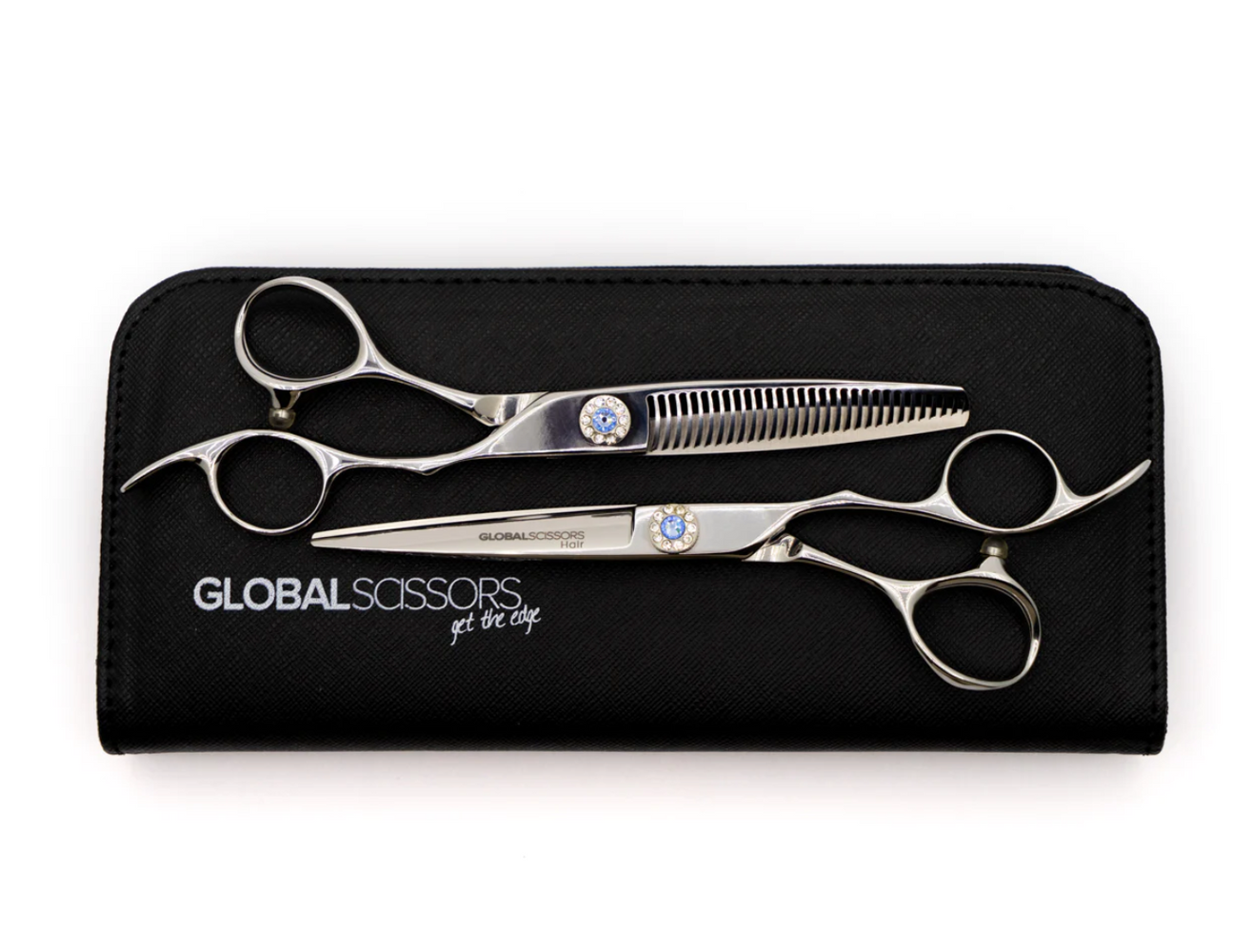 Global Scissors Brighton 5.5" Scissor & Thinner Bundle Right Handed