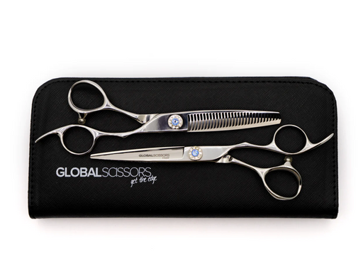 Global Scissors Brighton 5.5" Scissor & Thinner Bundle - Right Handed