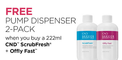 CND Free Pump Dispenser 2 Pack - January Promo