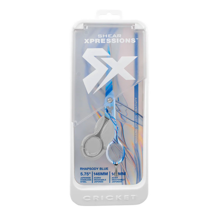 Cricket Shear Xpressions 5.75" Scissor - Rhapsody Blue