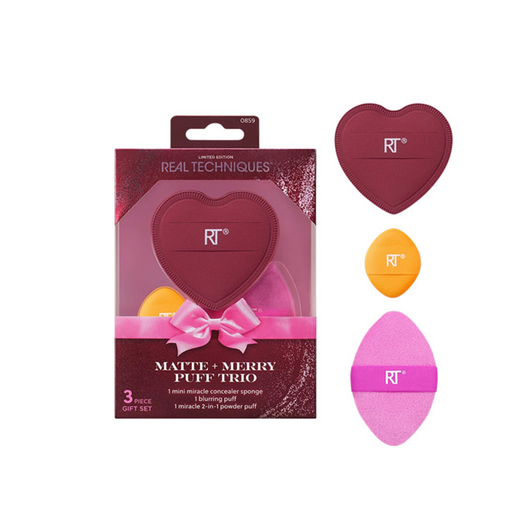 Real Techniques Matte + Merry Puff Trio