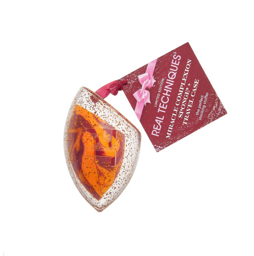 Real Techniques Miracle Complexion Sponge + Trave Case Ornament