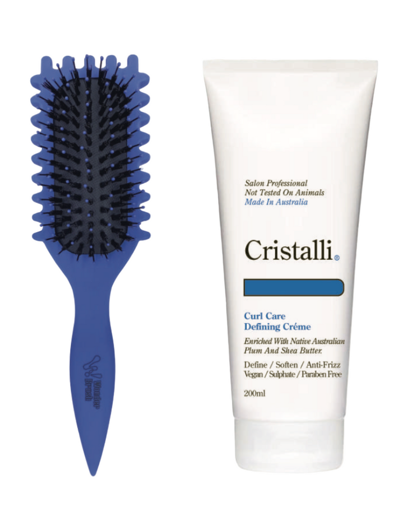 Cristalli Curl Care Defining Créme with Bonus Wonder Curly Brush