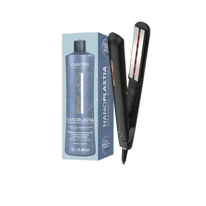 Brasil Cacau Nanoplastia Treatment with Bonus Speedy Titanium 230IR Straightener