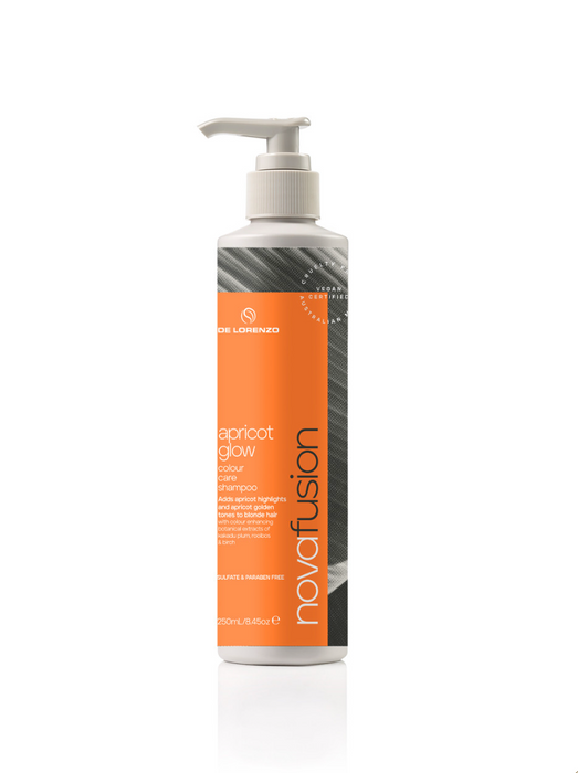 De Lorenzo Novafusion Colour Care Shampoo - Apricot Glow