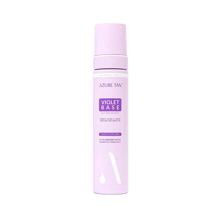 Azure Tan Self Tan Mousse - Violet Base - Dark To Ultra Dark