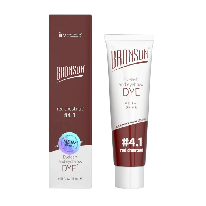 Bronsun 'Hybrid' Lash & Brow Dye - Red Chestnut #4.1 - *New Formula*