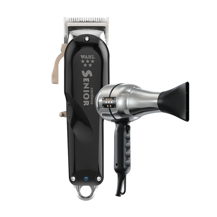Wahl Cordless Senior Clipper + Free Barber Dryer - Black Friday Sale!
